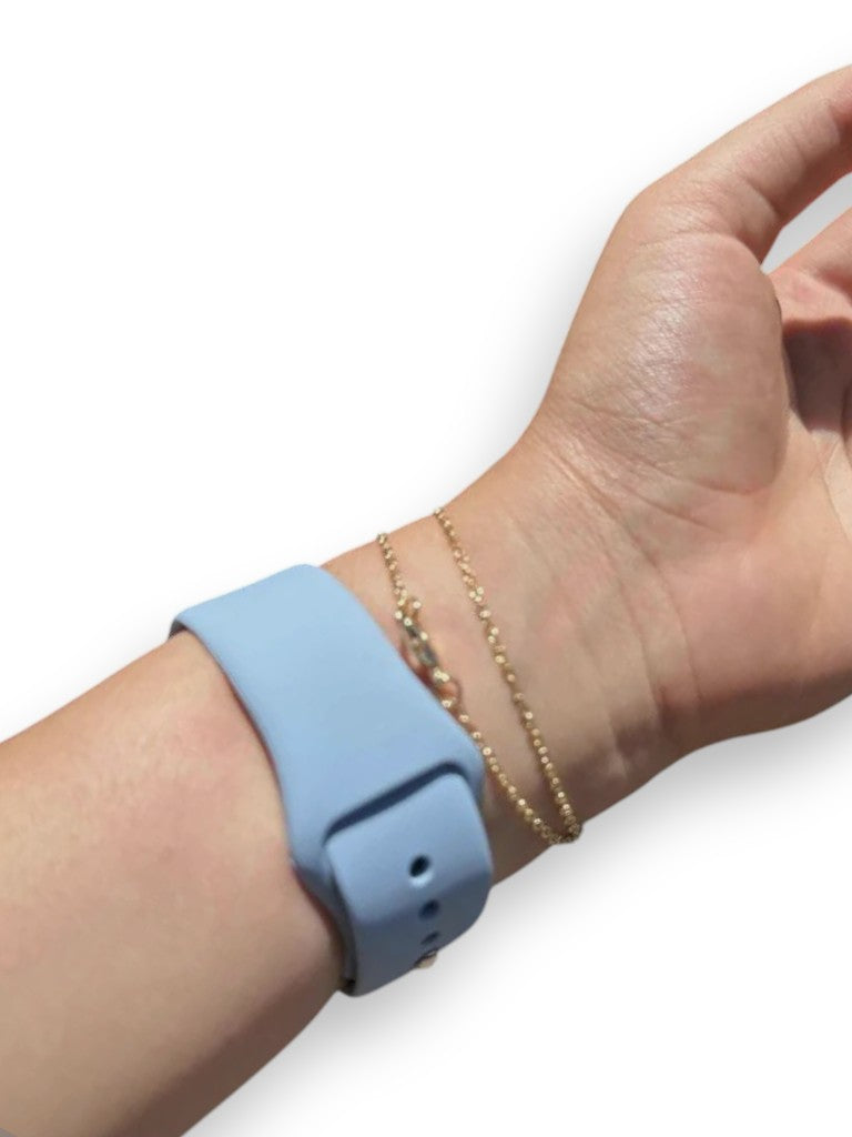 Bebe Mavisi Slikon Kordon