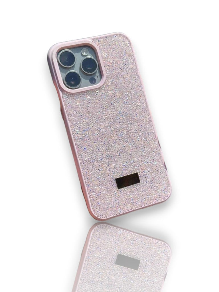 Swarovski Taşlı Şık Telefon Kılıfı-Pembe