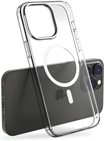 MagSafe Destekli Şeffaf Telefon Kılıfı – Kamera Korumalı Premium Tasarım