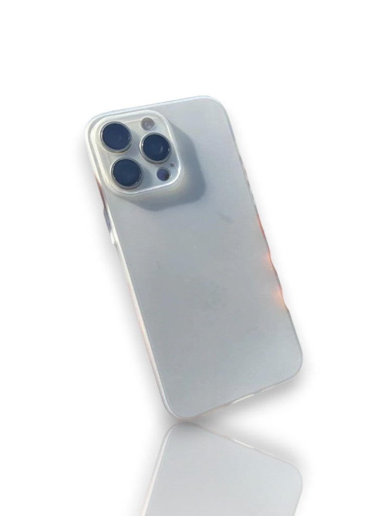 Ultra İnce Mat Silikon Kılıf-Titanyum