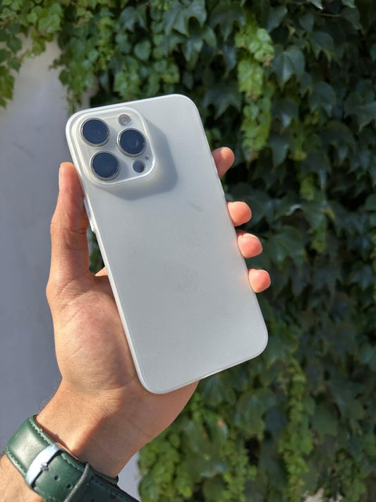 Ultra Ince Kılıf Mat Yüzeyli Kamera Korumalı Minimalist Tasarım Kapak-Titanyum
