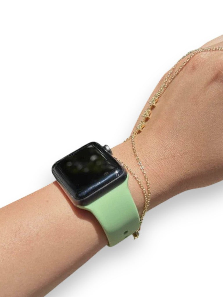 Fıstık Yeşili Slikon Kordon