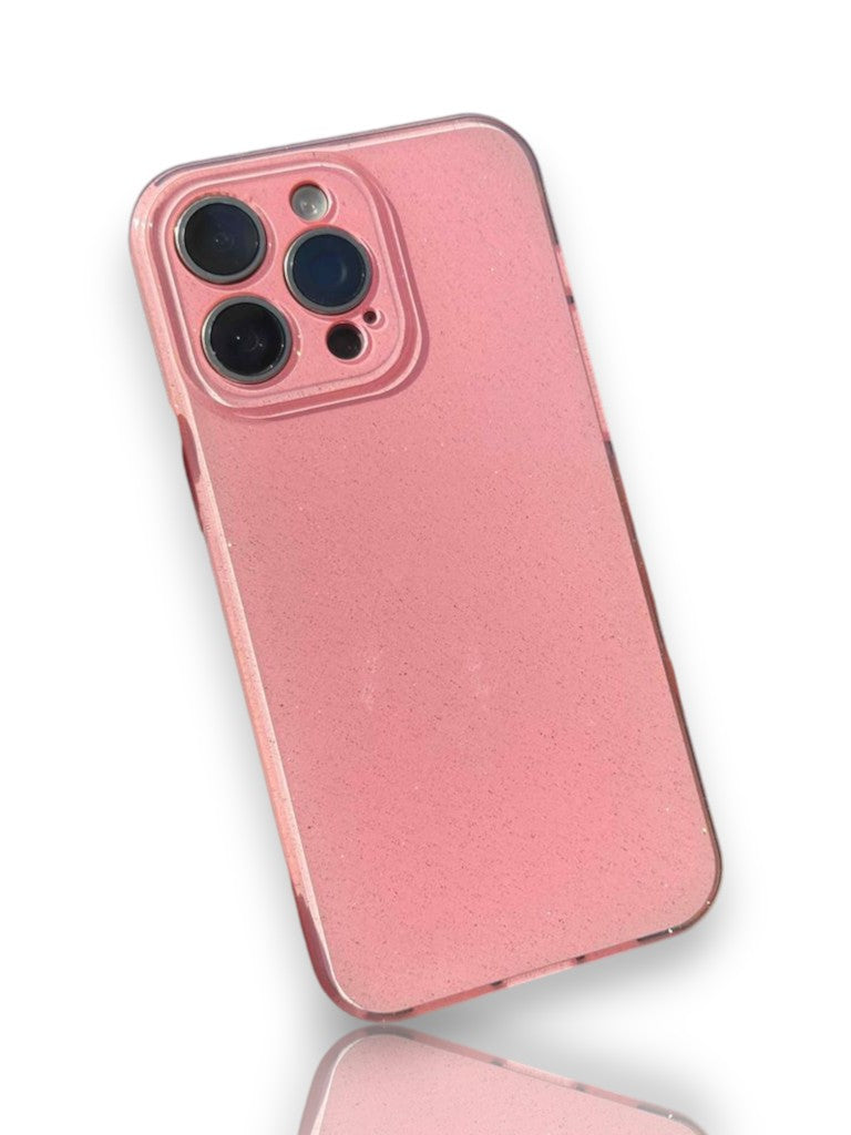 simli slikon kılıf-Açık pembe