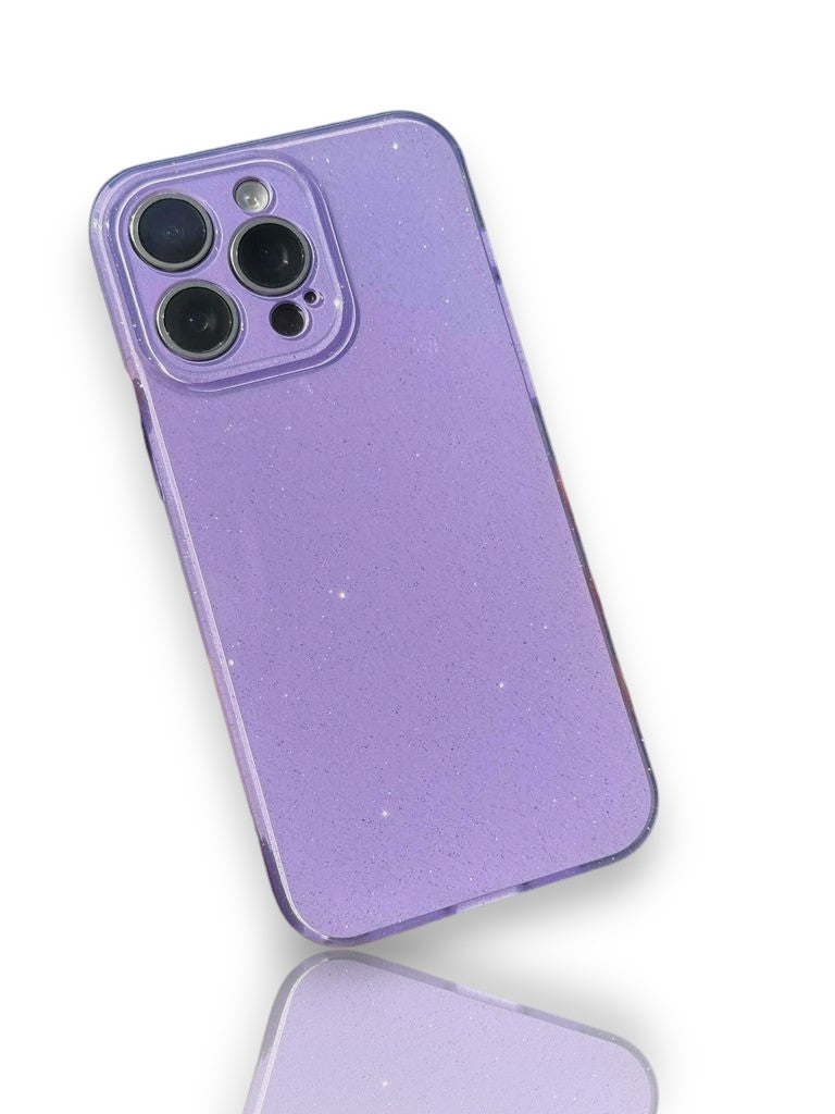 simli slikon kılıf-Lila