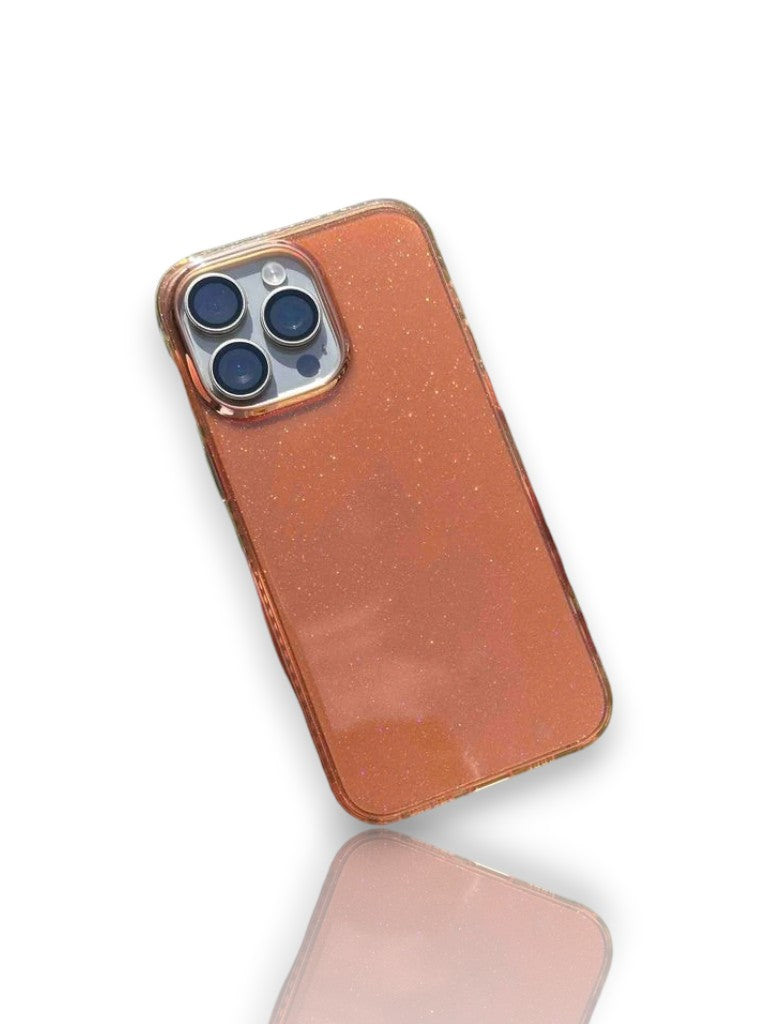 Simli Telefon Kılıfı Turuncu