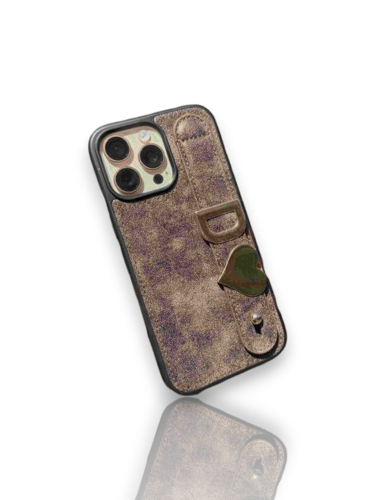 Kişiselleştirilebilir İphone Telefon Kılıfı Kahverengi