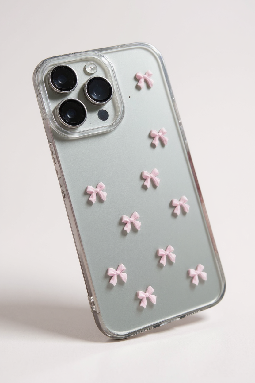 Fiyonklu pembe Pinterst kılıf