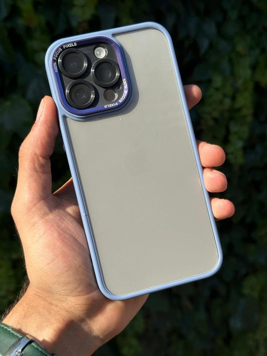 kamera korumalı sert mika telefon kılıfı-mavi
