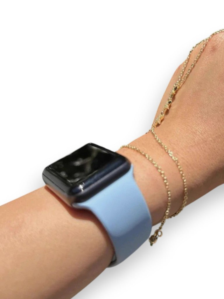 Bebe Mavisi Slikon Kordon