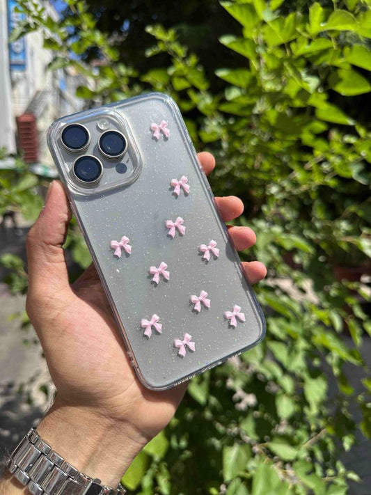 Fiyonklu pembe Pinterst kılıf