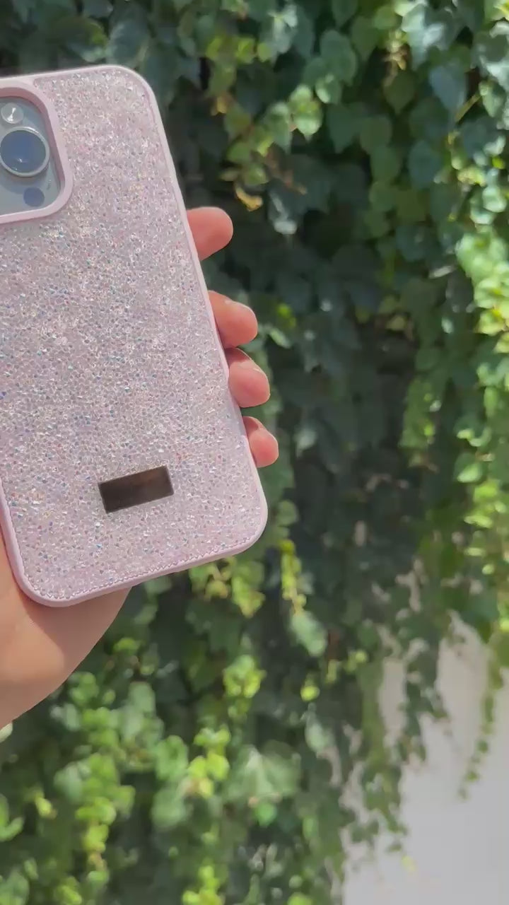 Swarovski Taşlı Şık Telefon Kılıfı-Pembe