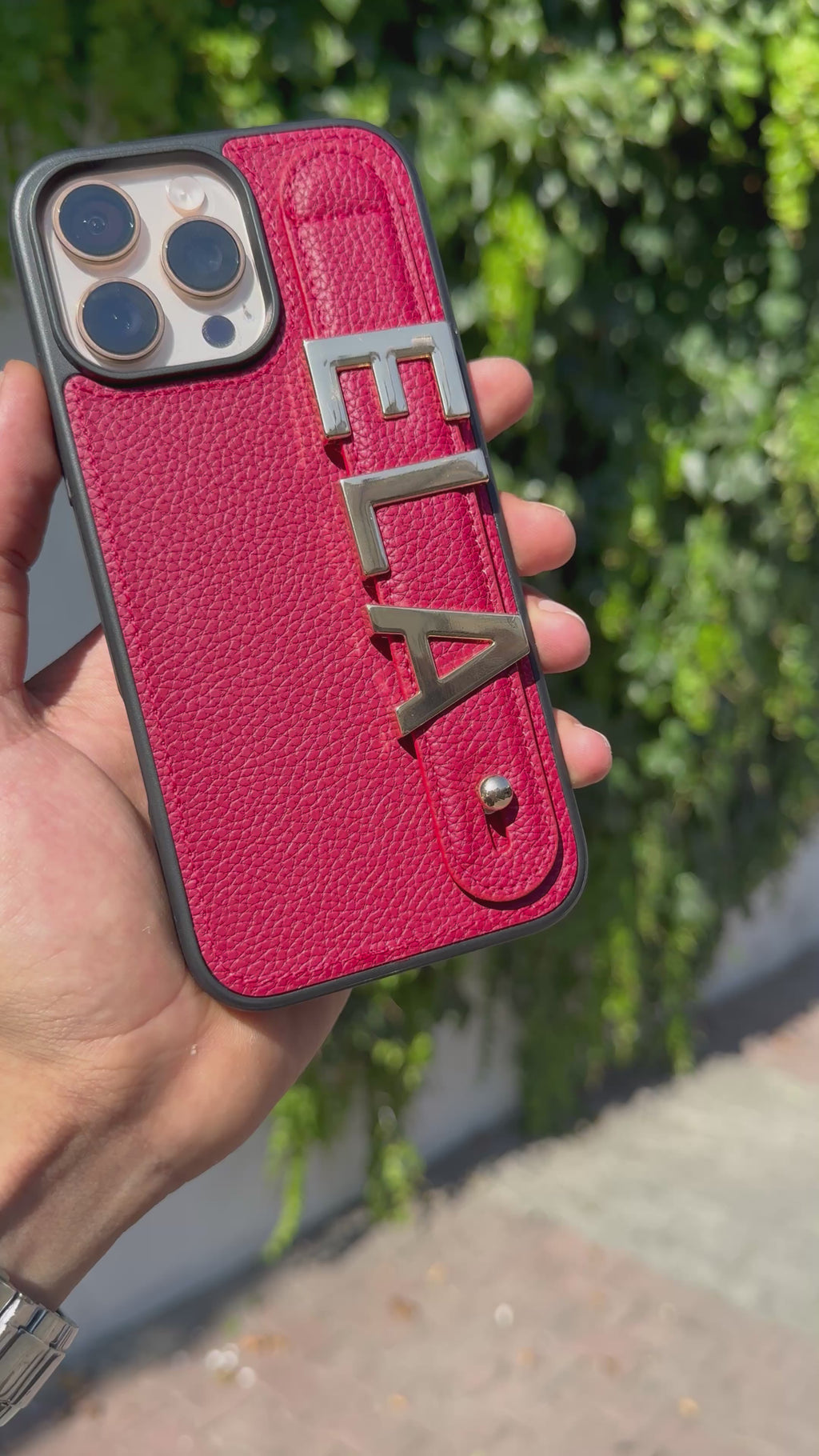 Kişiselleştirilebilir İphone Telefon Kılıfı Kırmızı