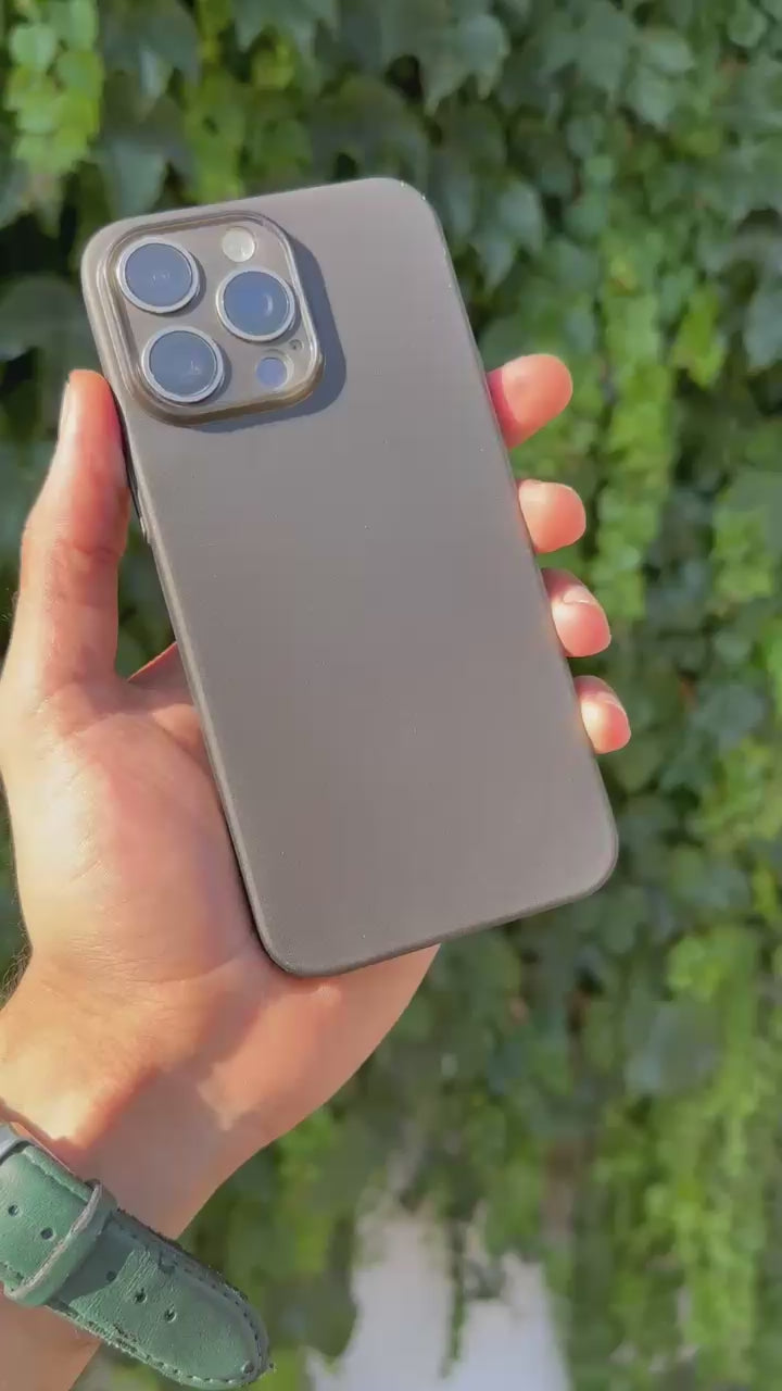 Ultra İnce Mat Silikon Kılıf-Siyah